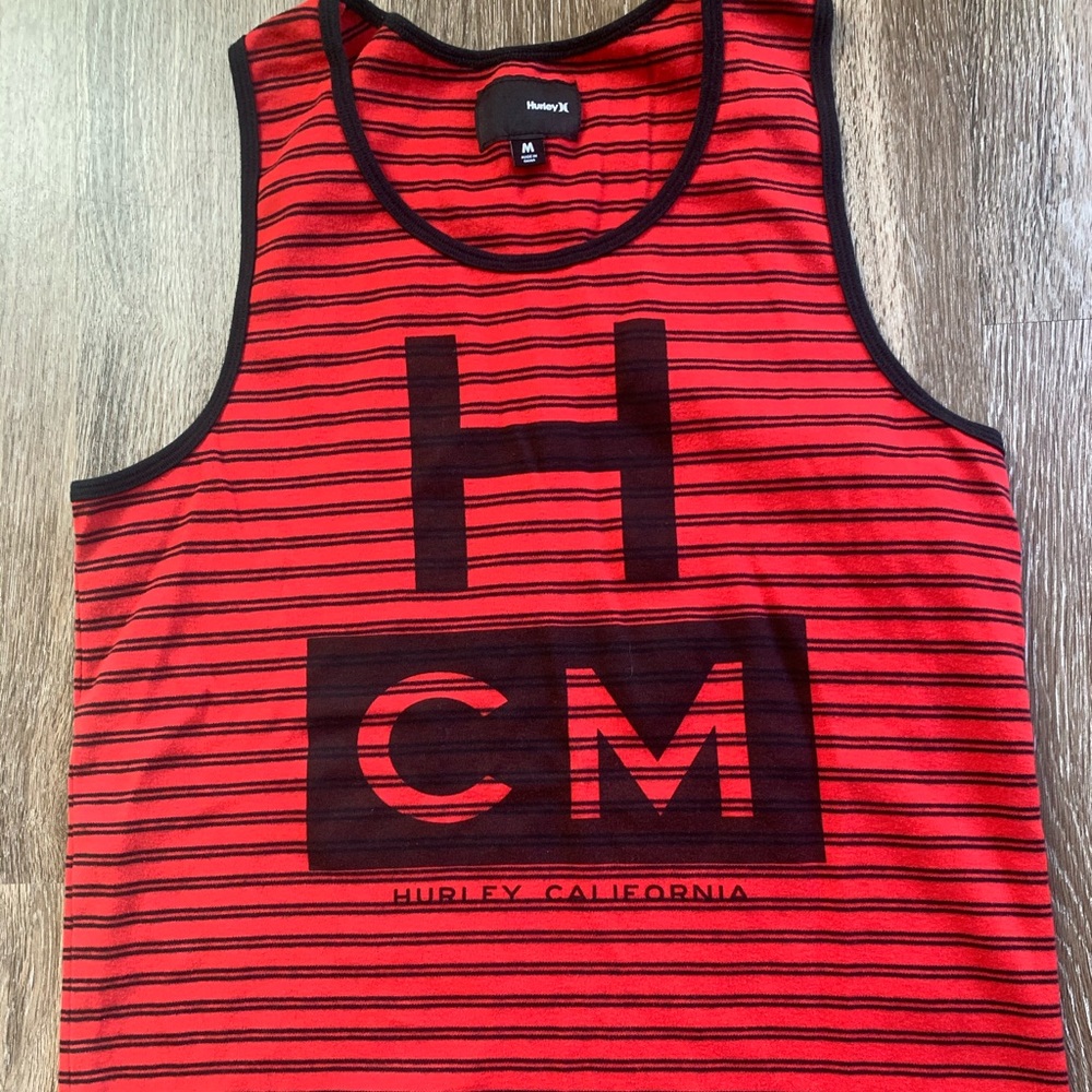 Hurley Black and Red Tank